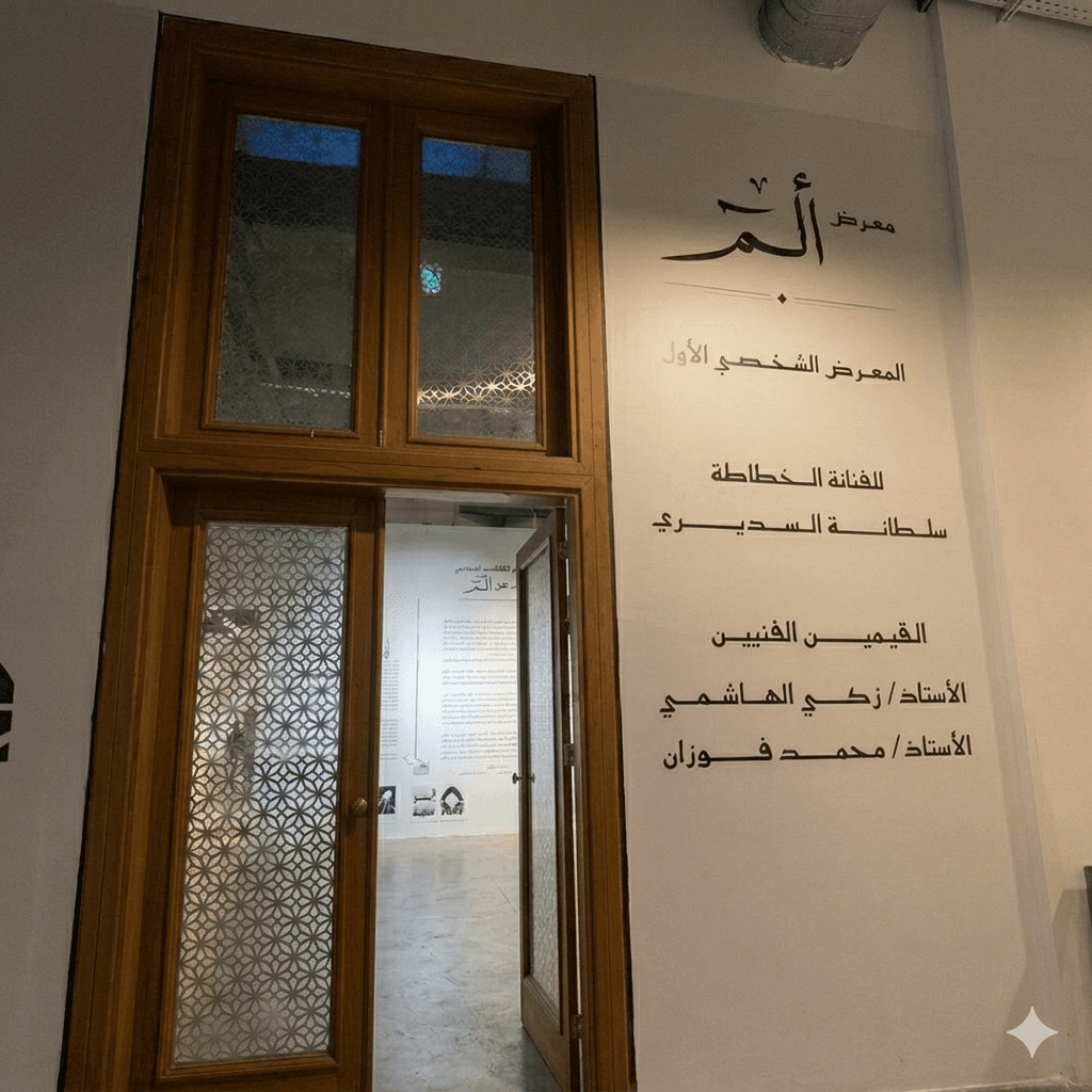 انطلاق المعرض الشخصي الأول للخطاطة سلطانة السديري.. والفن السعودي يواصل تمكين المبدعين
